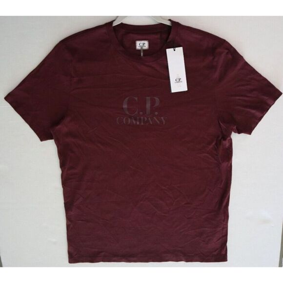 C.P. Company Men's Sz Large Port Royal Red Short Sleeve Crew Neck T-Shirt $115 - Picture 6 of 7
